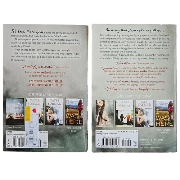 If I Stay Books Set Of 2 Gayle Forman - Picture 2 of 5